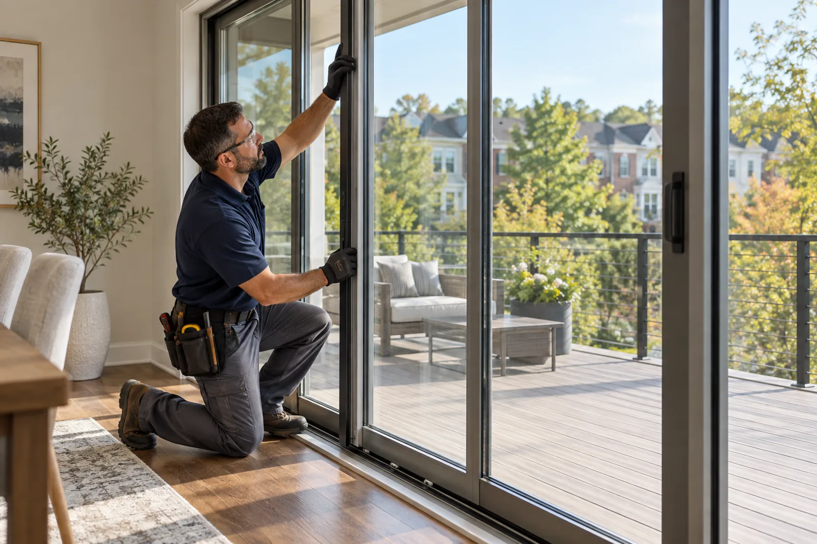Professional patio doors springfield va service by Expert Glass Repair in the DMV