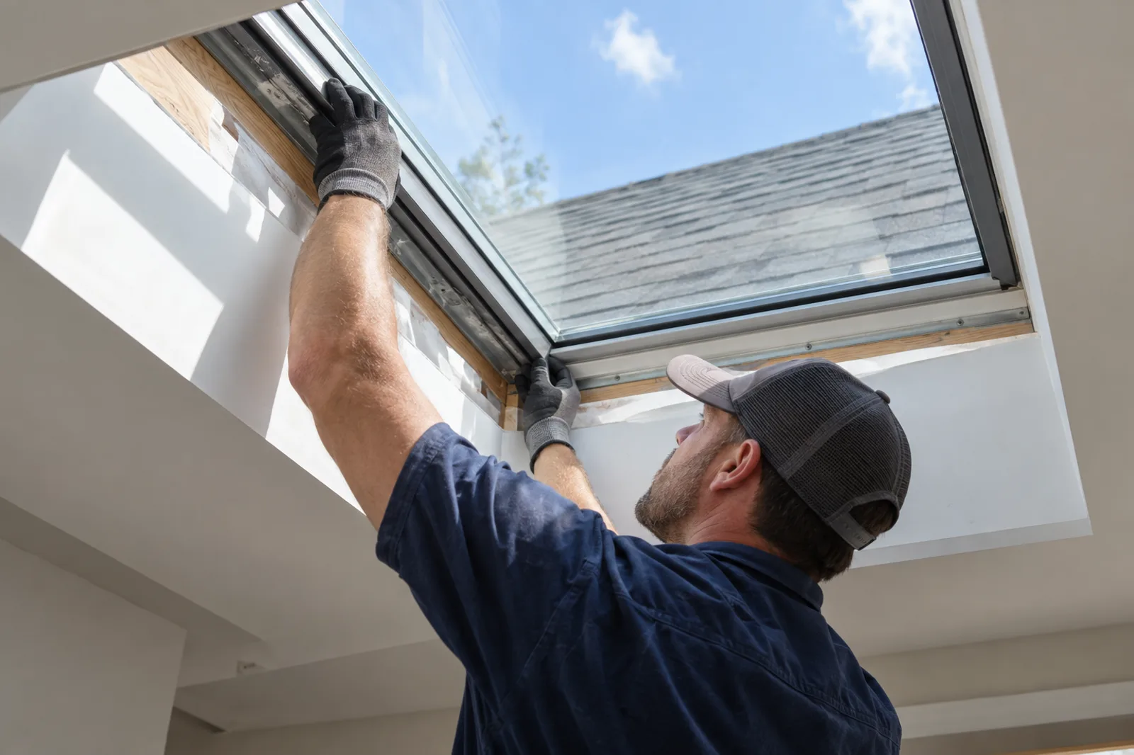 Professional skylight installation silver spring md service by Expert Glass Repair in the DMV